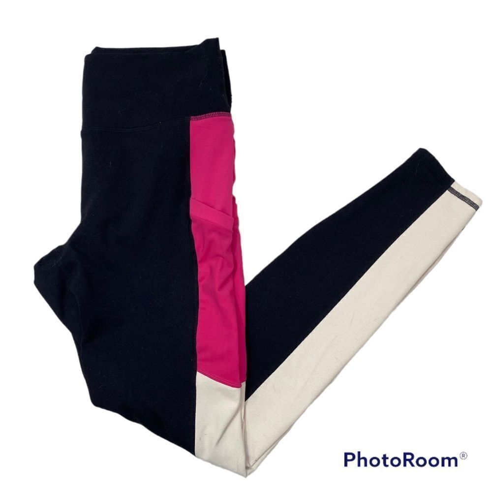 Powerhold By Fabletics Color Block Leggings Size … - image 1